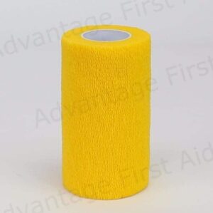 Yellow Cohesive 10cm