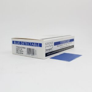Blue Detectable Plasters. 7.5 x 5.0cm.