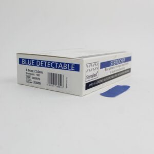 Blue Detectable Plasters. 6cm x 2cm.