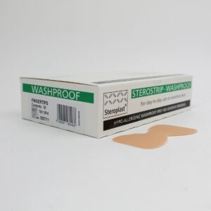 Washproof Hypo-Allergenic Plasters. Fingertip.