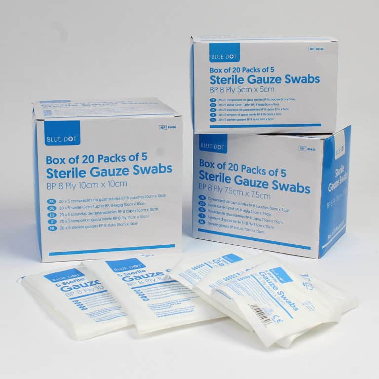 Sterile Woven Gauze Swabs. | Advantage First Aid