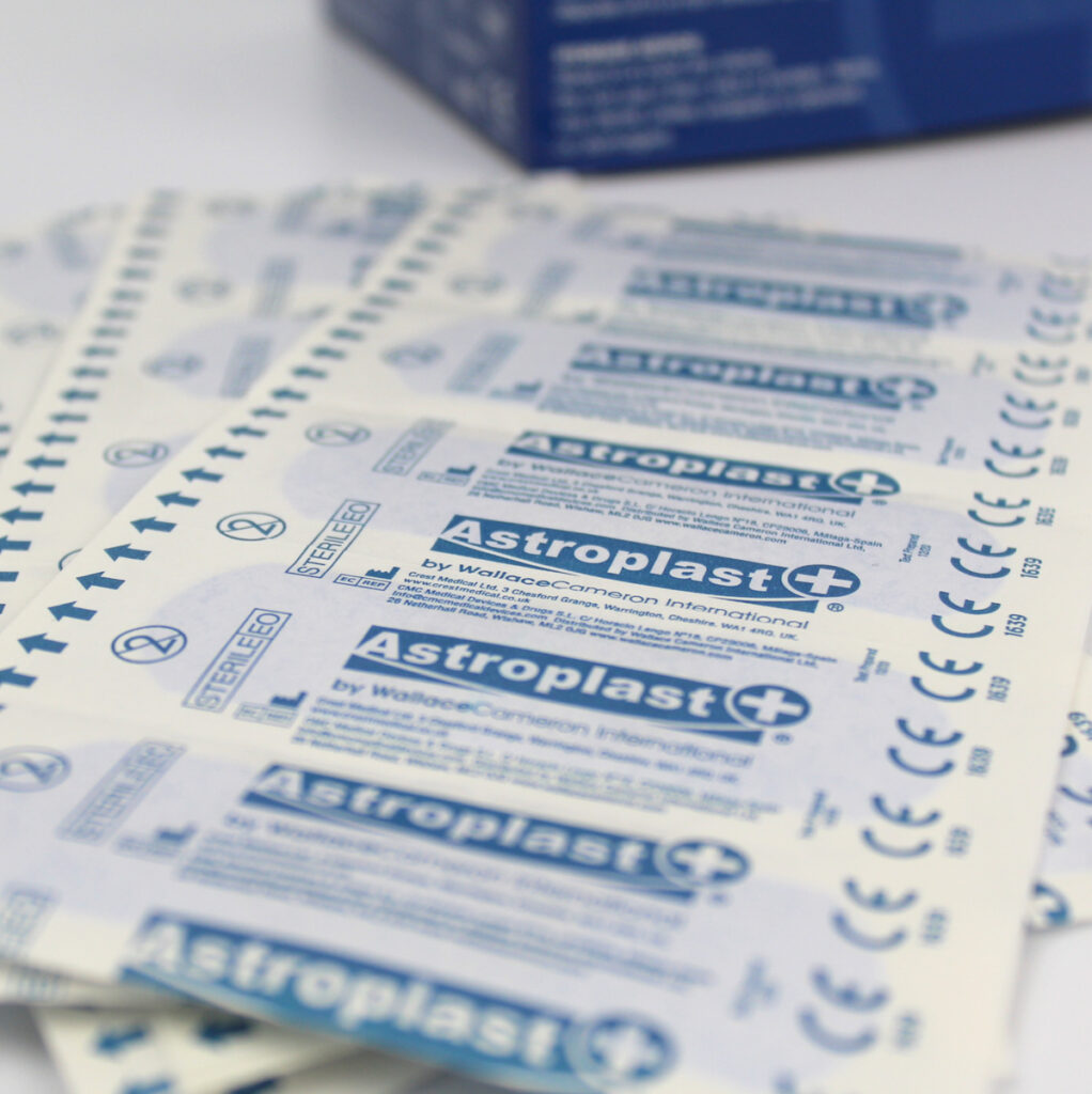 Astroplast Blue Detectable Plasters